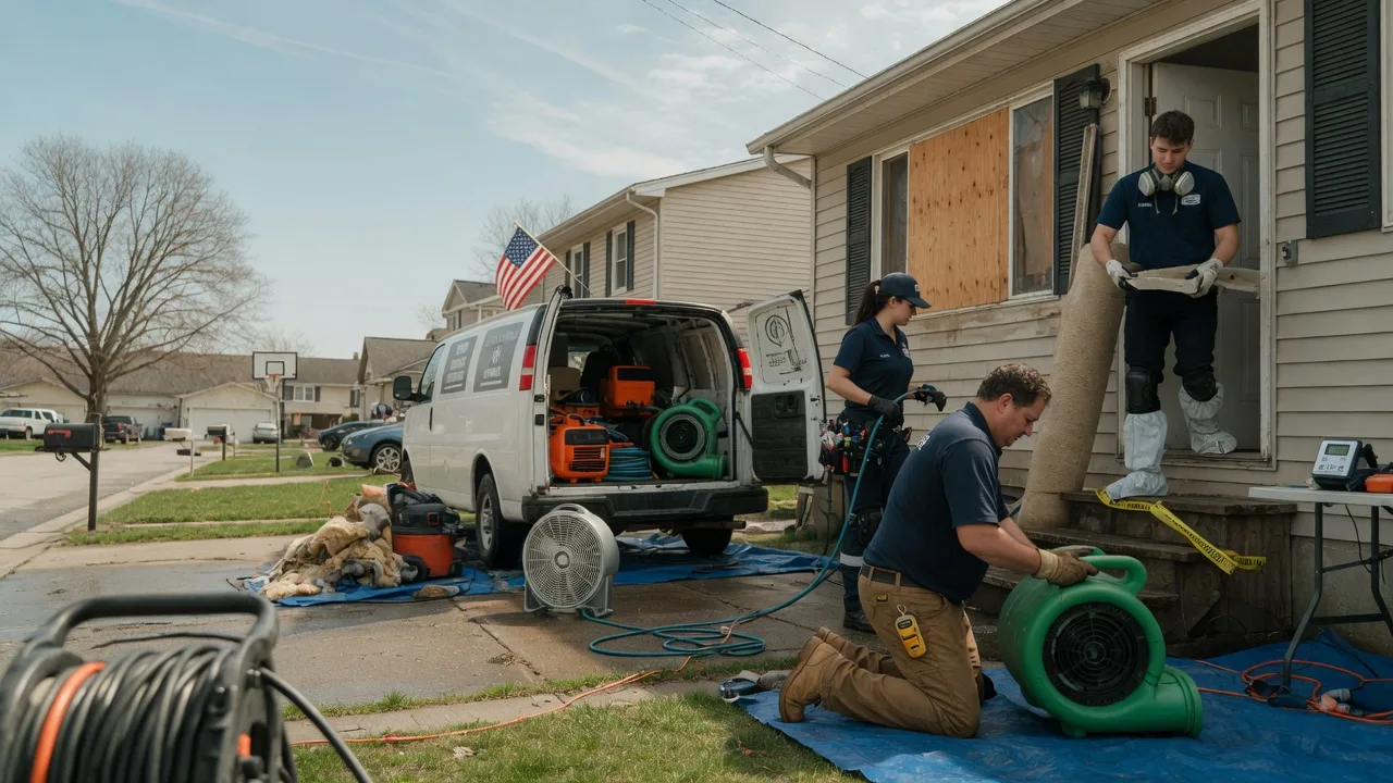 Water Damage Restoration in Napoleon, MI near me